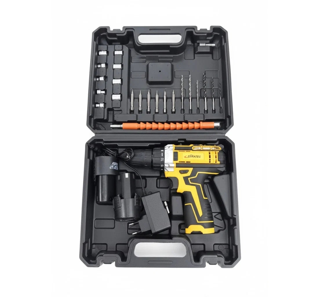 Cordless Rechargeable Drill Machine – 36-Piece Tool Kit