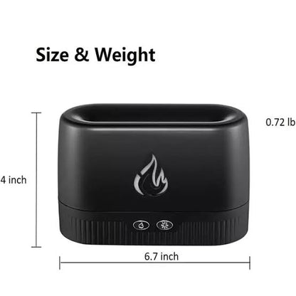 Flame Aroma Diffuser LA-0630-1 – Ultrasonic Essential Oil Diffuser & Humidifier
