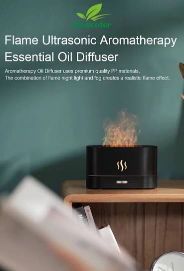 Flame Aroma Diffuser LA-0630-1 – Ultrasonic Essential Oil Diffuser & Humidifier