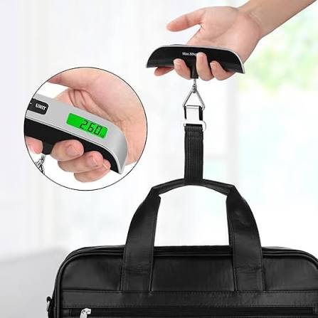 Electronic Digital Luggage Scale – 50kg Portable Travel Scale