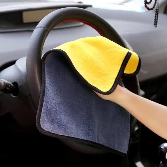 Double Side Microfiber Cloth – 2-Piece Premium Car Detailing Towel