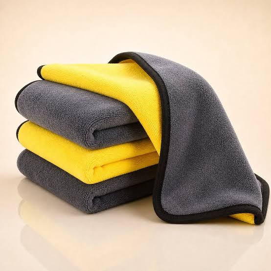Double Side Microfiber Cloth – 2-Piece Premium Car Detailing Towel