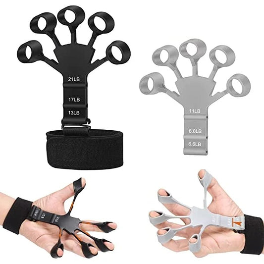 💪 Metal-Hook Grip Strength Trainer | Adjustable Hand & Finger Exerciser