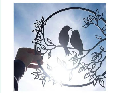 Sparrow Wall Decor Hangings – Bird on Tree Branch Acrylic Wall Art