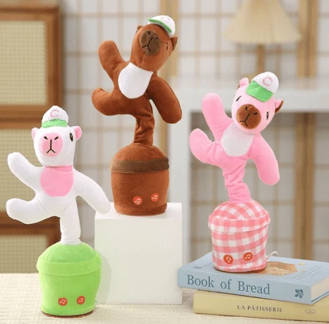 🧸 Rechargeable Dancing Plush Bear Toy | Singing Interactive Toy for Kids