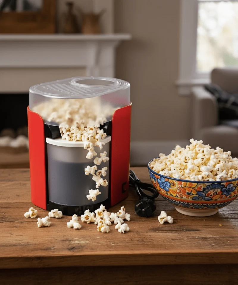 🍿 Hot Air Popcorn Maker | Oil-Free Healthy Popcorn Machine