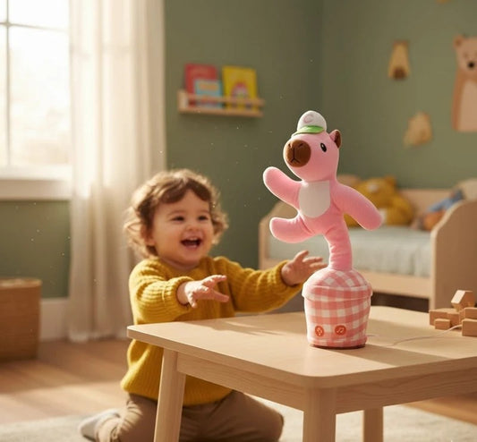 🧸 Rechargeable Dancing Plush Bear Toy | Singing Interactive Toy for Kids