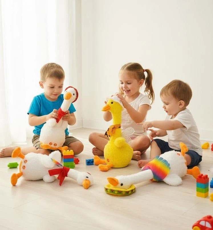 Dancing & Singing Plush Goose Toy | Rechargeable Interactive Musical Toy