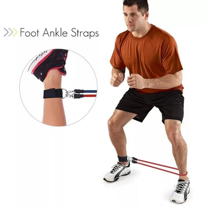 Bodybuilding Resistance Bands Set | Full Body Workout Kit for Home Fitness
