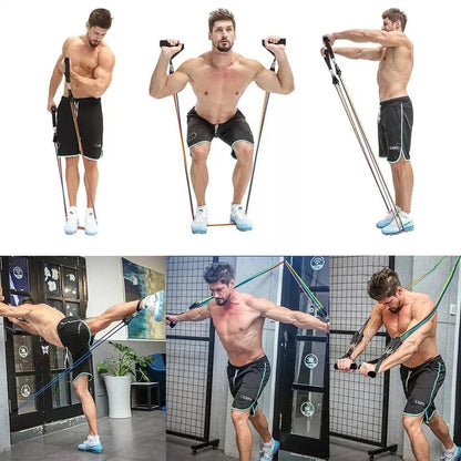 Bodybuilding Resistance Bands Set | Full Body Workout Kit for Home Fitness