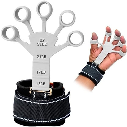 💪 Metal-Hook Grip Strength Trainer | Adjustable Hand & Finger Exerciser