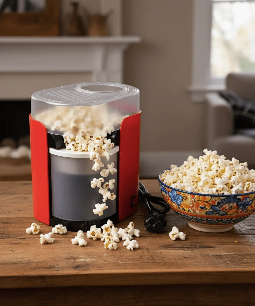 🍿 Hot Air Popcorn Maker | Oil-Free Healthy Popcorn Machine