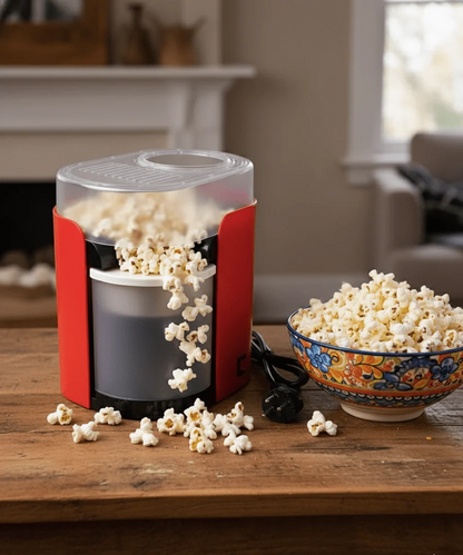 🍿 Hot Air Popcorn Maker | Oil-Free Healthy Popcorn Machine
