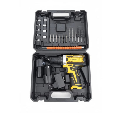 Cordless Rechargeable Drill Machine – 36-Piece Tool Kit